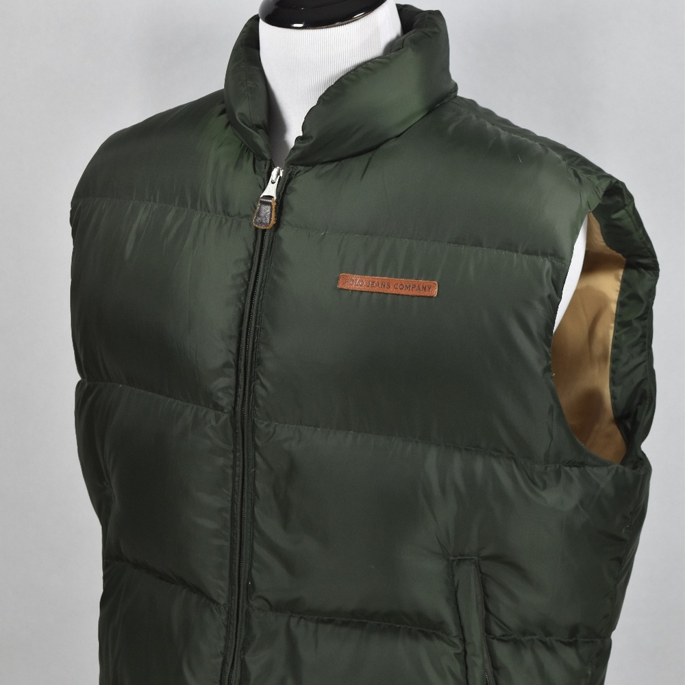 Polo Jeans Company Mens Pine Quilted Puffy Vest